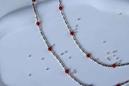 Silver Slub Necklace - 图片 5
